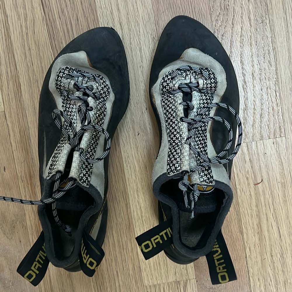 Rock climbing shoes